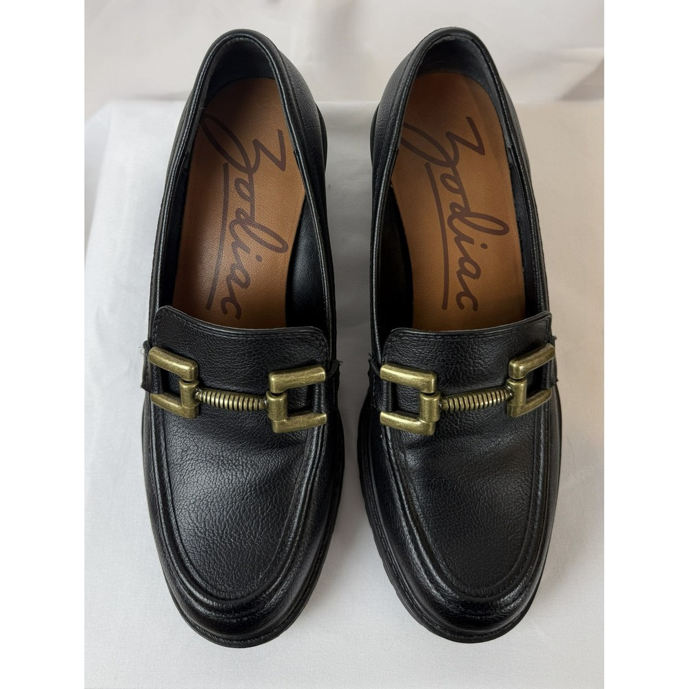 Zodiac Gemma Chunky Lug Sole Loafers – Black – Women's 7